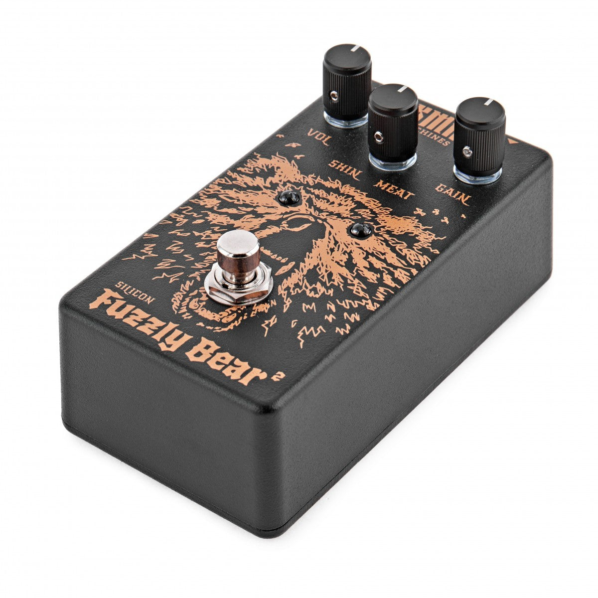 Fuzz Pedal Guitar KMA Machines Fuzzly Bear 2 Silicone