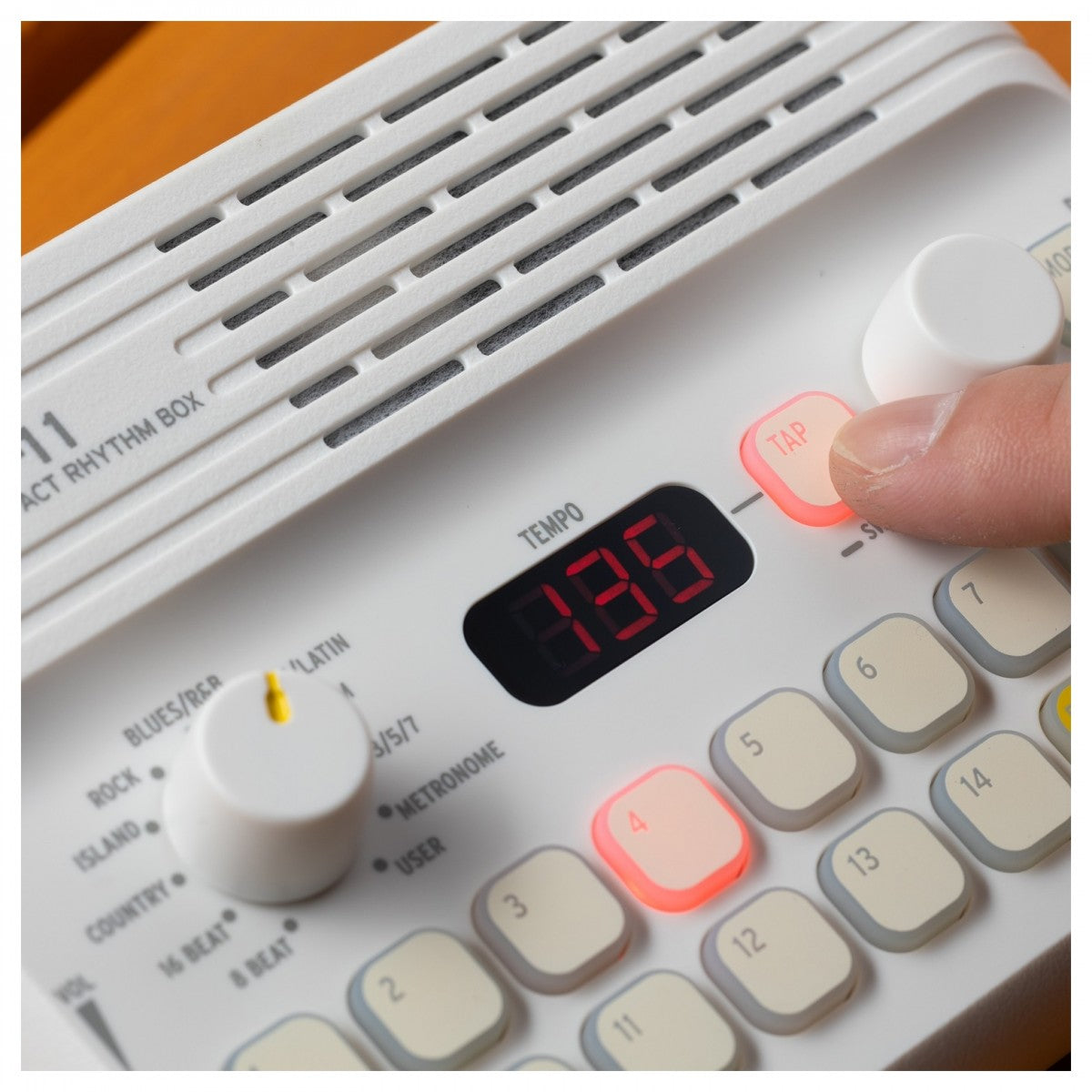 Drum Machine Pedal Guitar  Korg KR-11 Compact Rhythm Box