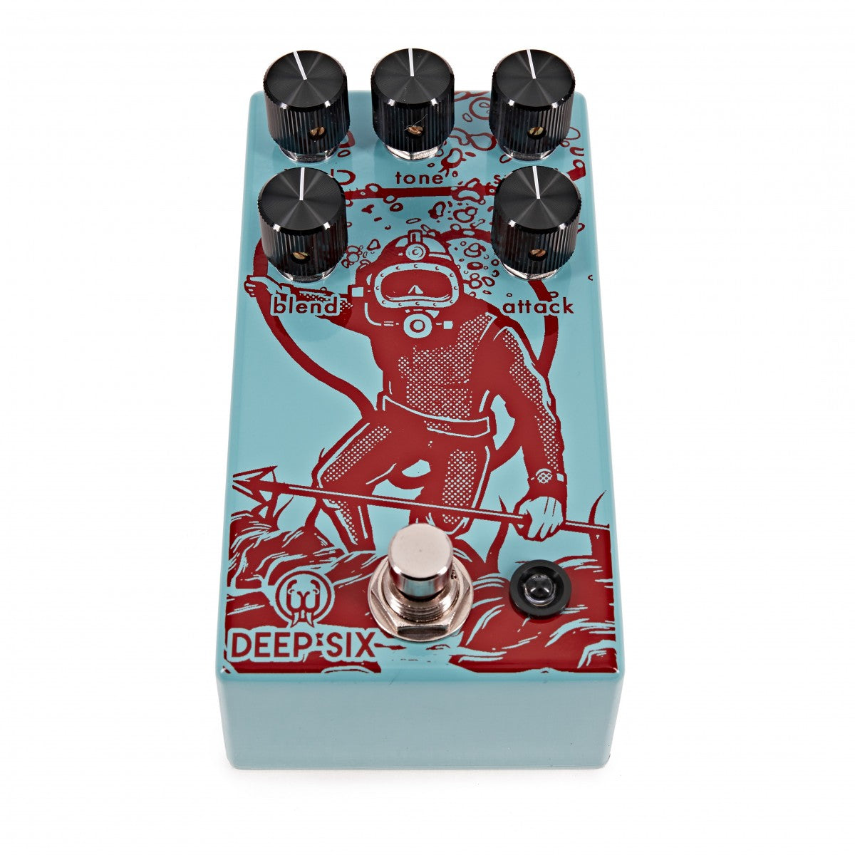 Walrus Audio Deep Six Compressor V3 Guitar Effects Pedal, Analog Pedal