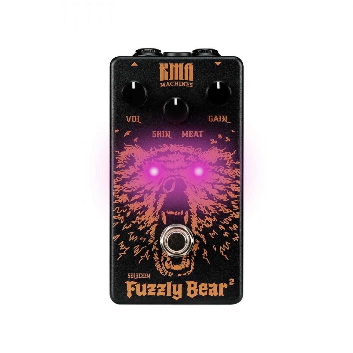 Fuzz Pedal Guitar KMA Machines Fuzzly Bear 2 Silicone