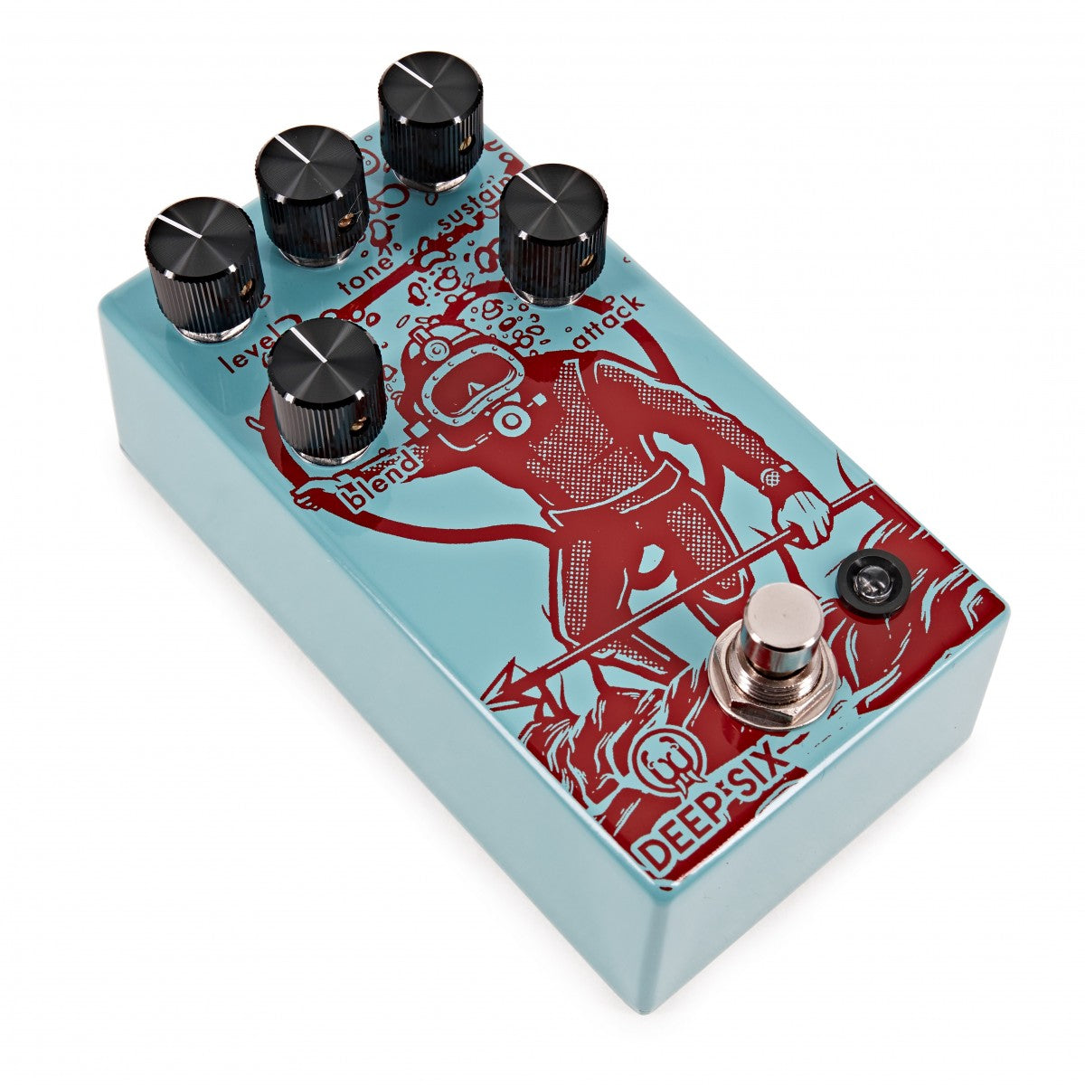 Walrus Audio Deep Six Compressor V3 Guitar Effects Pedal, Analog Pedal