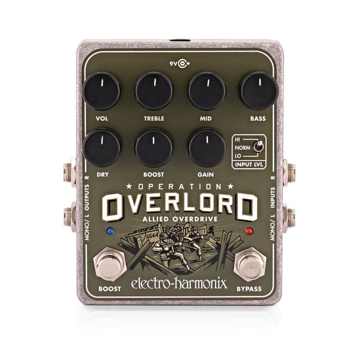 Overdrive Pedal Guitar Electro Harmonix Operation Overlord Allied