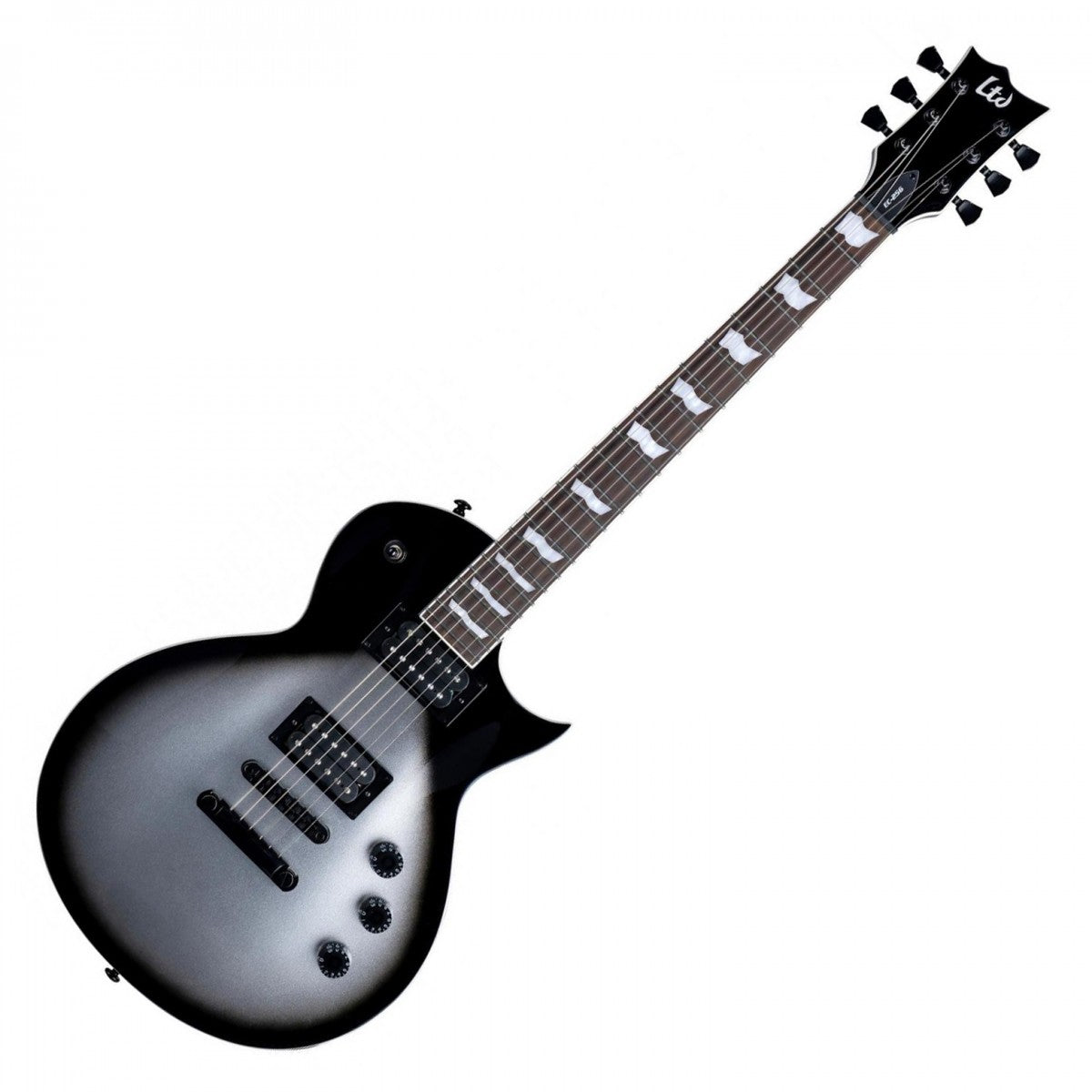 ESP LTD EC-256, Silver Sunburst Teardrop