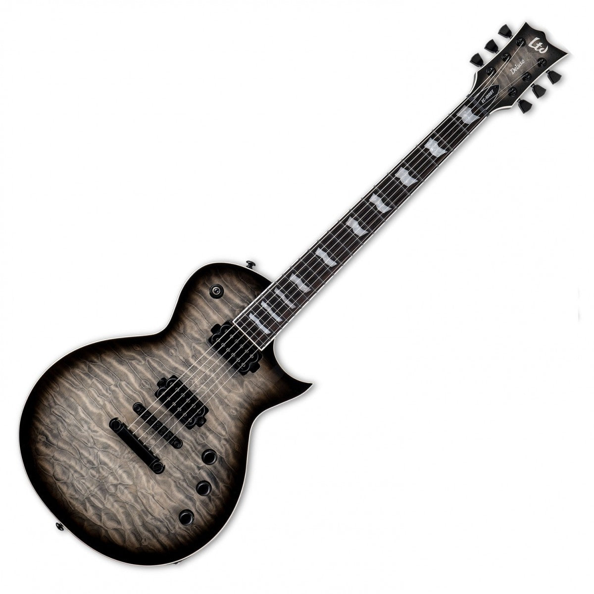Đàn Guitar Điện ESP LTD EC-1000T QM, Charcoal Burst