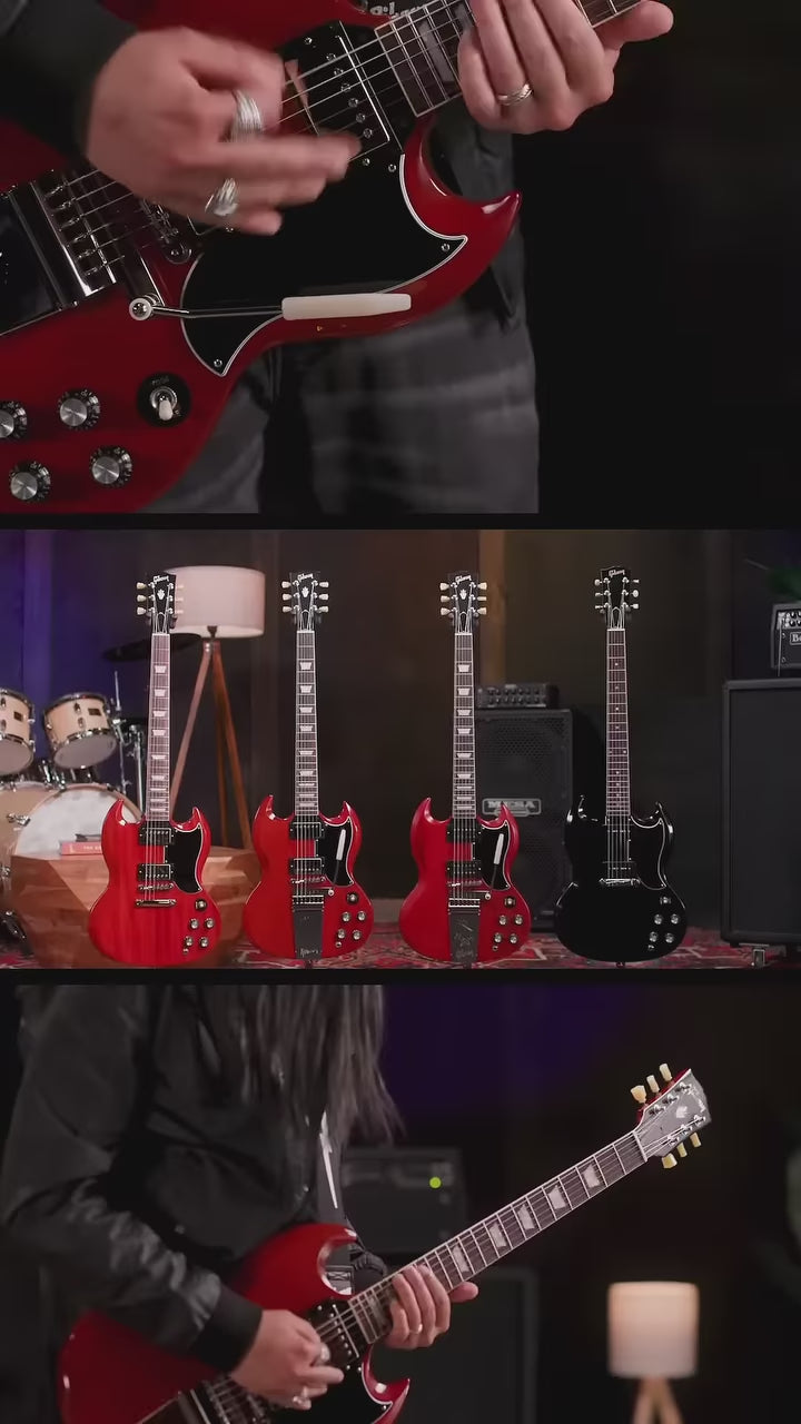 Tải video: Đàn Guitar Điện Gibson SG Standard HH, Rosewood Fingerboard