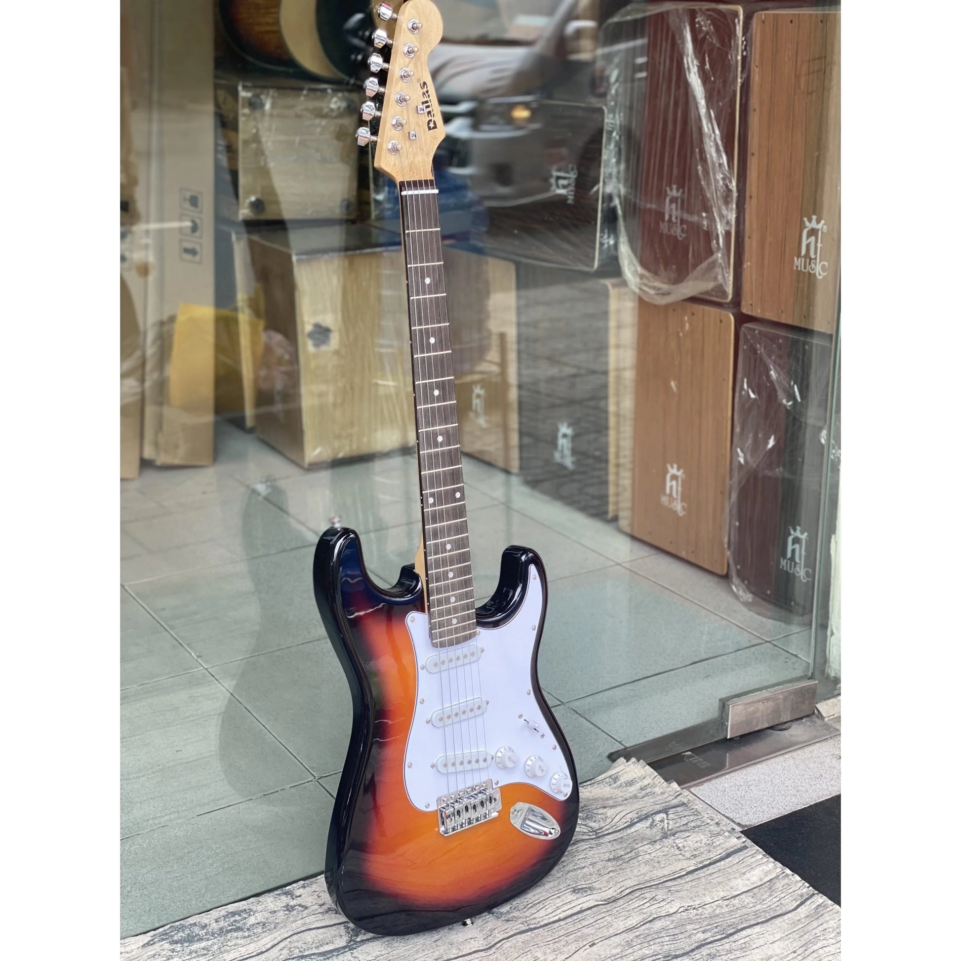 Đàn Guitar Điện Dallas DL-S1 SSS, Rosewood Fingerboard, Sunburst