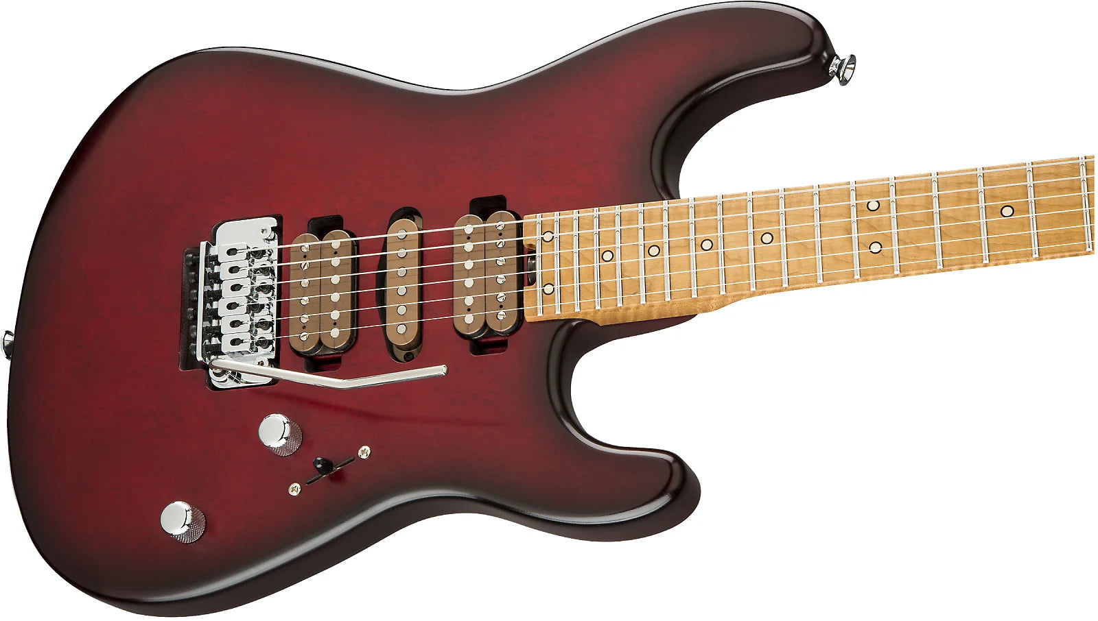 Đàn Guitar Điện Charvel Guthrie Govan Signature HHS, Maple Fingerboard, Limited Britannica Red