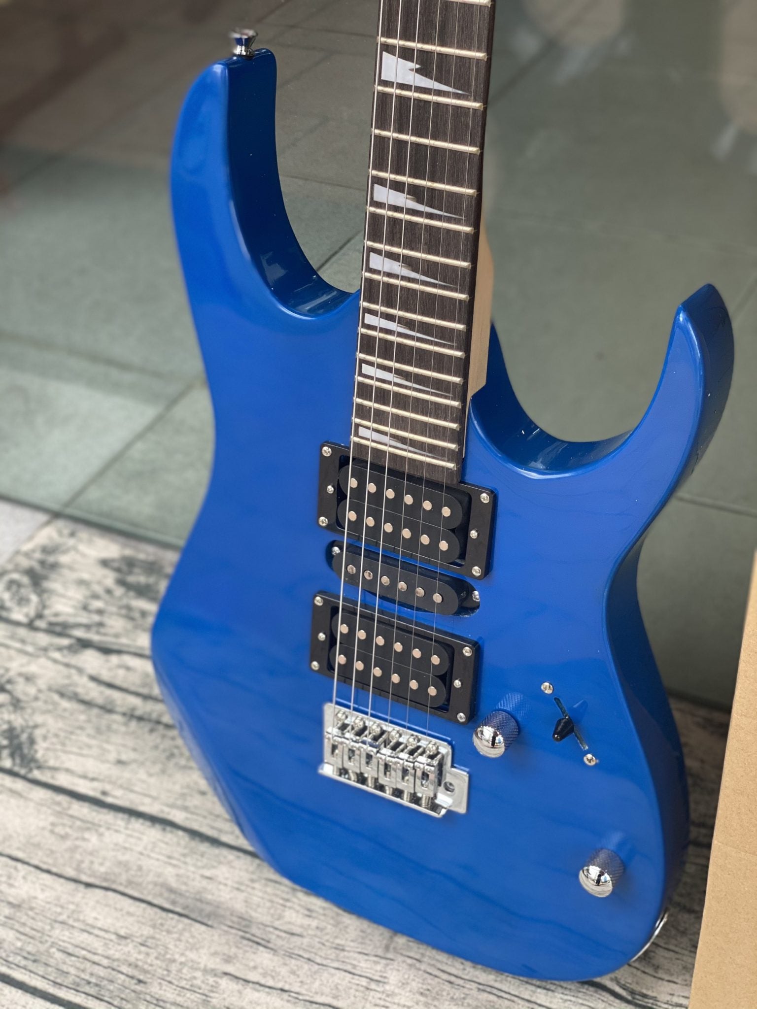 Đàn Guitar Điện Dallas DL-S5 HHS, Rosewood Fingerboard, Blue