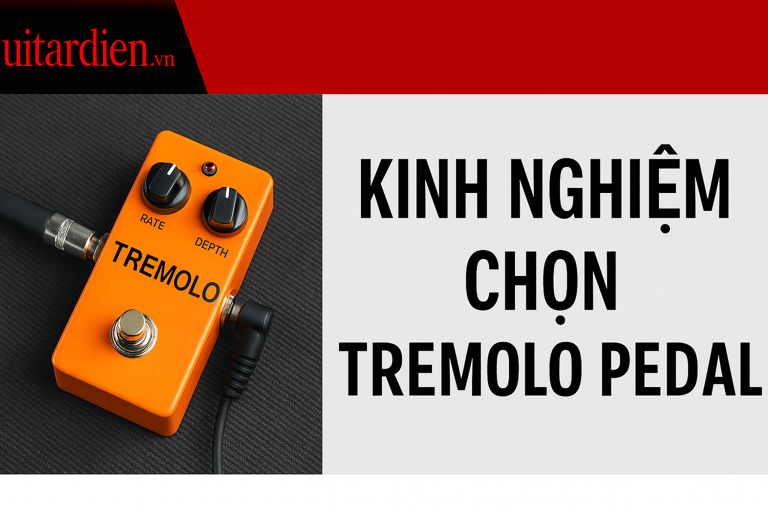 Kinh Nghiệm Chọn Tremolo Pedal Guitar