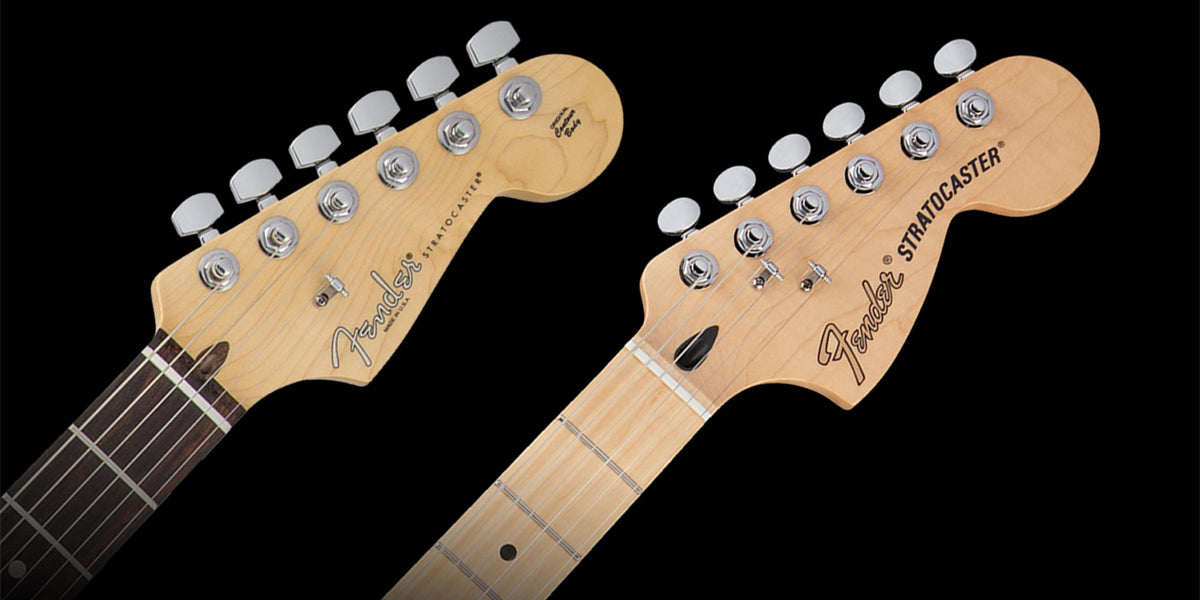 Câu chuyện về hai kiểu dáng headstock của Stratocaster