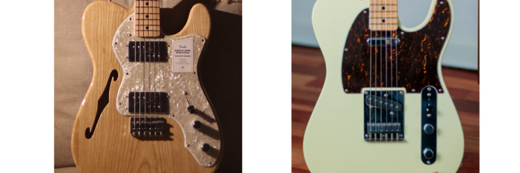 Telecaster Thinline và Solid Body