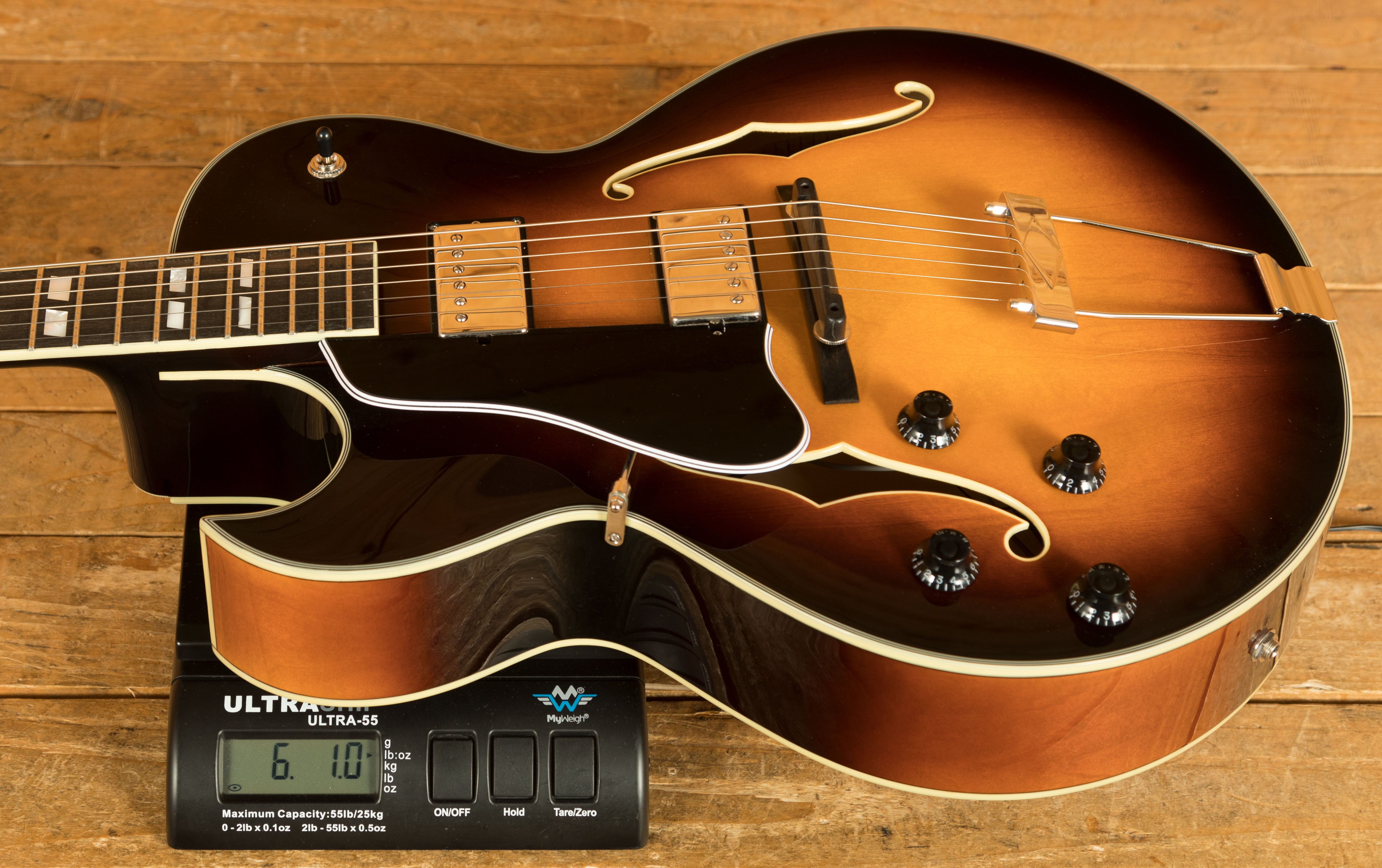 Đàn Guitar Điện Eastman Truetone Gloss AR372LCE-SB | Sunburst