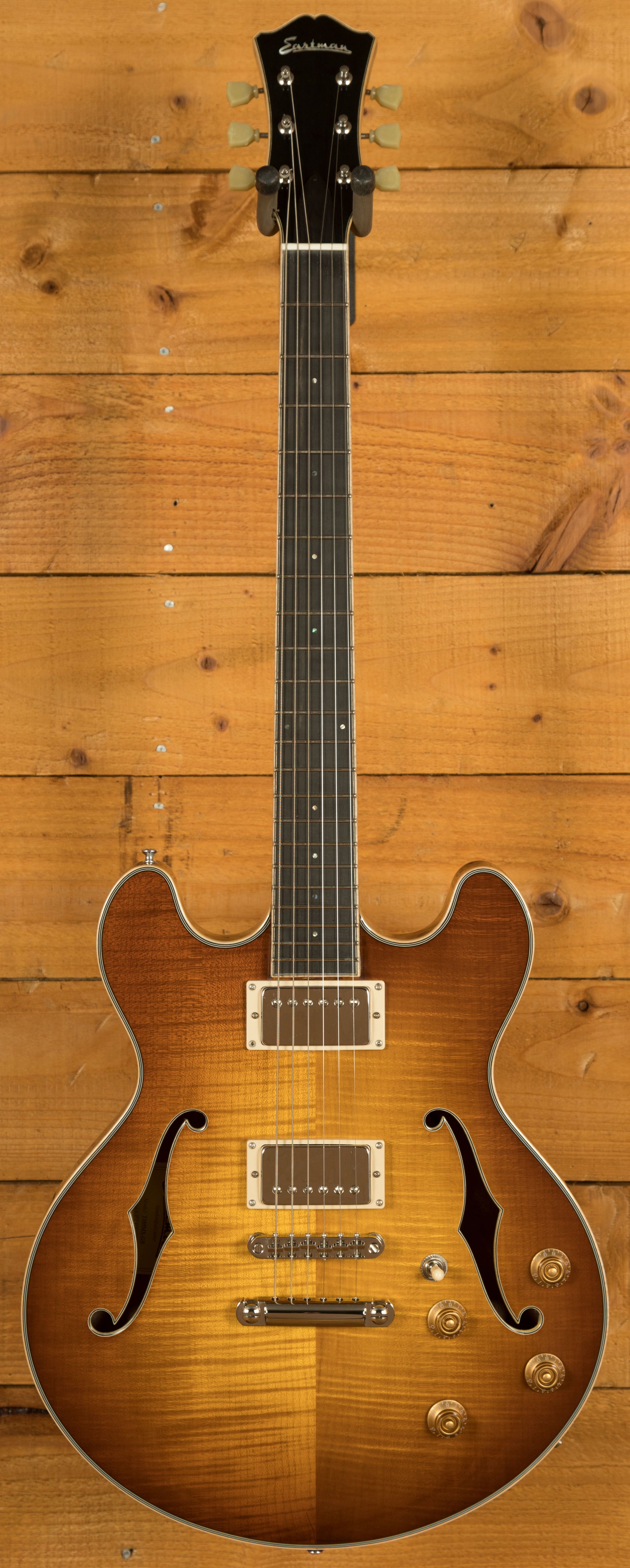 Đàn Guitar Điện Eastman Truetone Gloss T185MX-GB | Goldburst