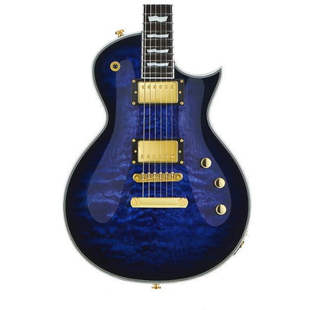 Đàn Guitar ĐIện ESP GrassRoots G-ECLIPSE-CTM/QM, Ebony FB, Reindeer Blue w/Purple Pearl Black