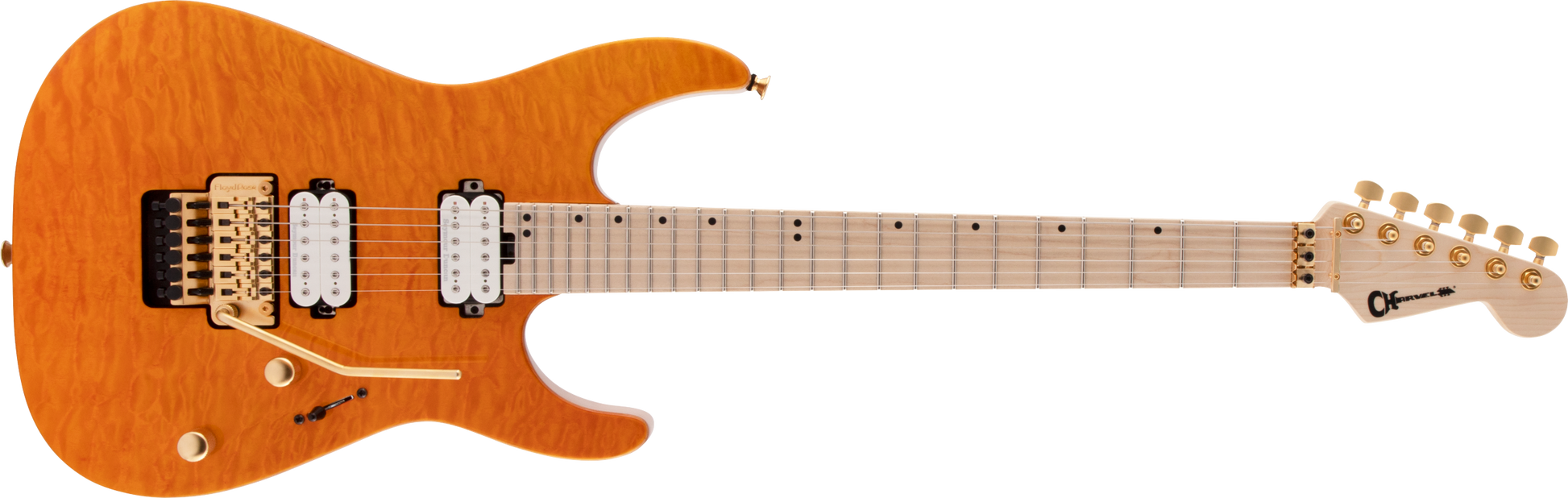 Đàn Guitar Điện Charvel Pro-Mod DK24 HH FR M QM, Maple Fingerboard