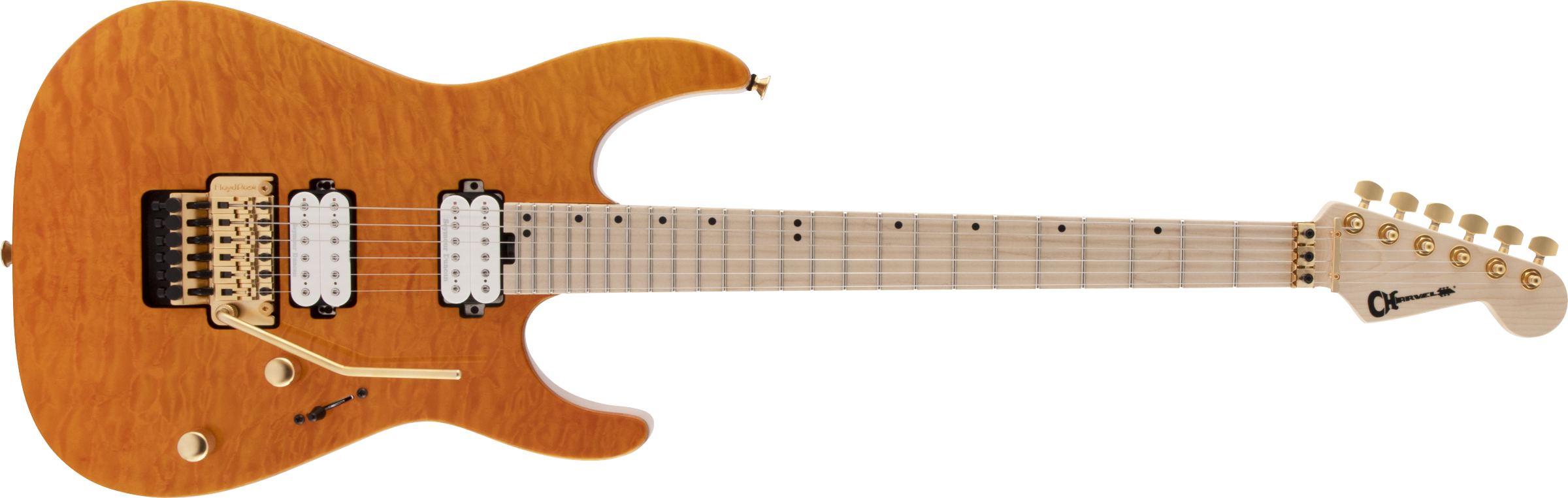 Đàn Guitar Điện Charvel Pro-Mod DK24 HH FR M QM, Maple Fingerboard