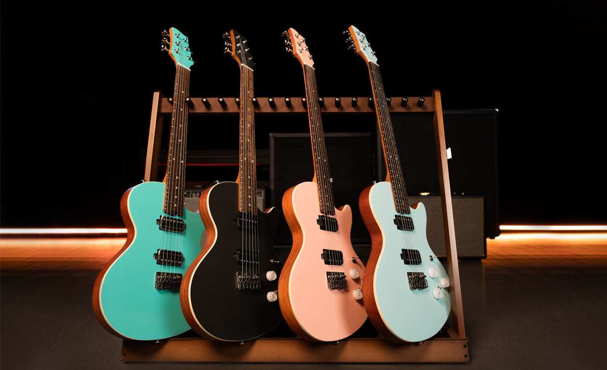 Đàn Guitar Điện Soran Verser HH Electric Guitar, Rosewood Fingerboard, Pink