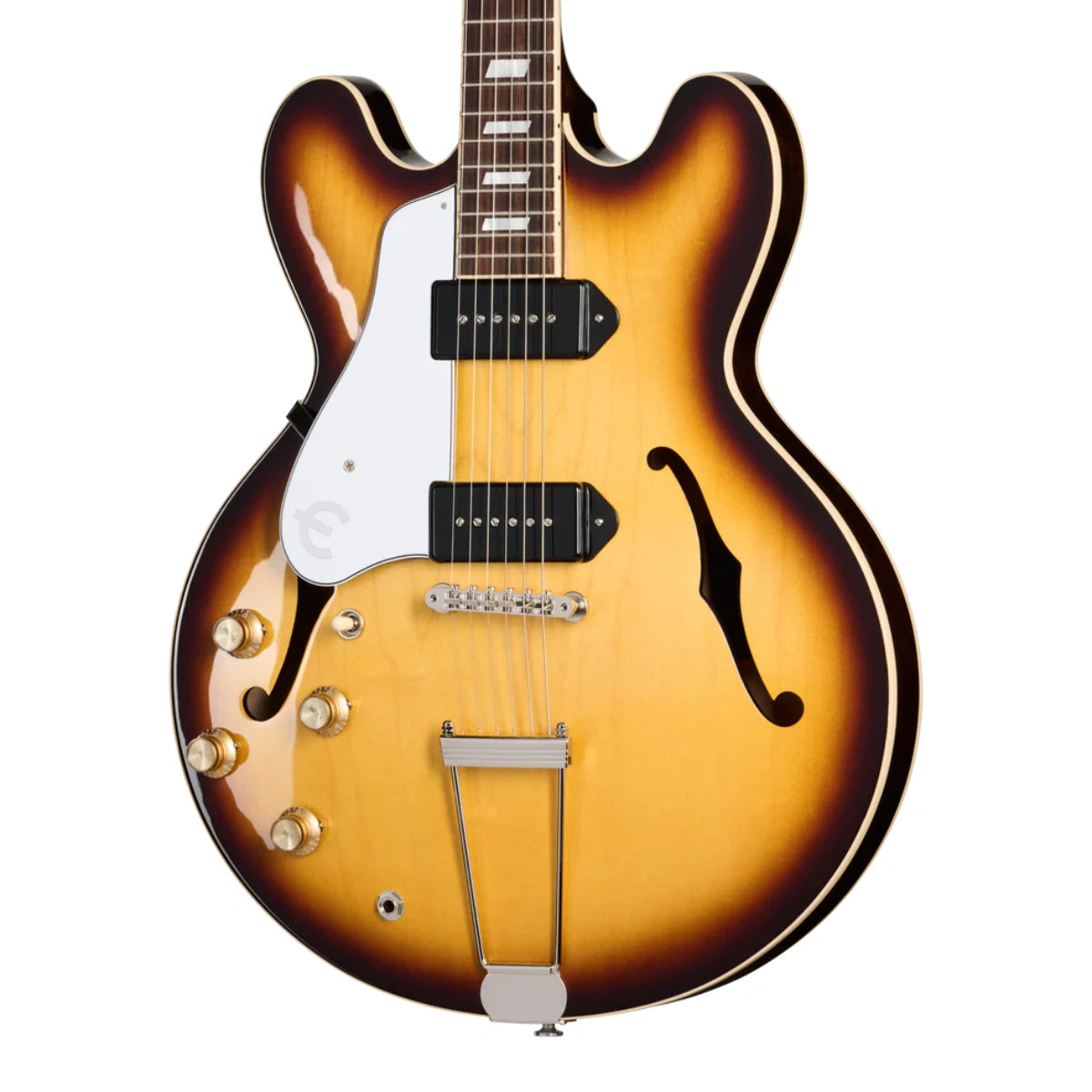Đàn Guitar Điện Epiphone USA Casino Left Handed, Vintage Sunburst