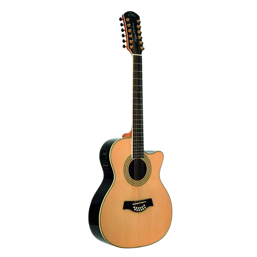 Đàn Guitar Acoustic Eko Riccardo Zappa Signature 12 Strings, Natural