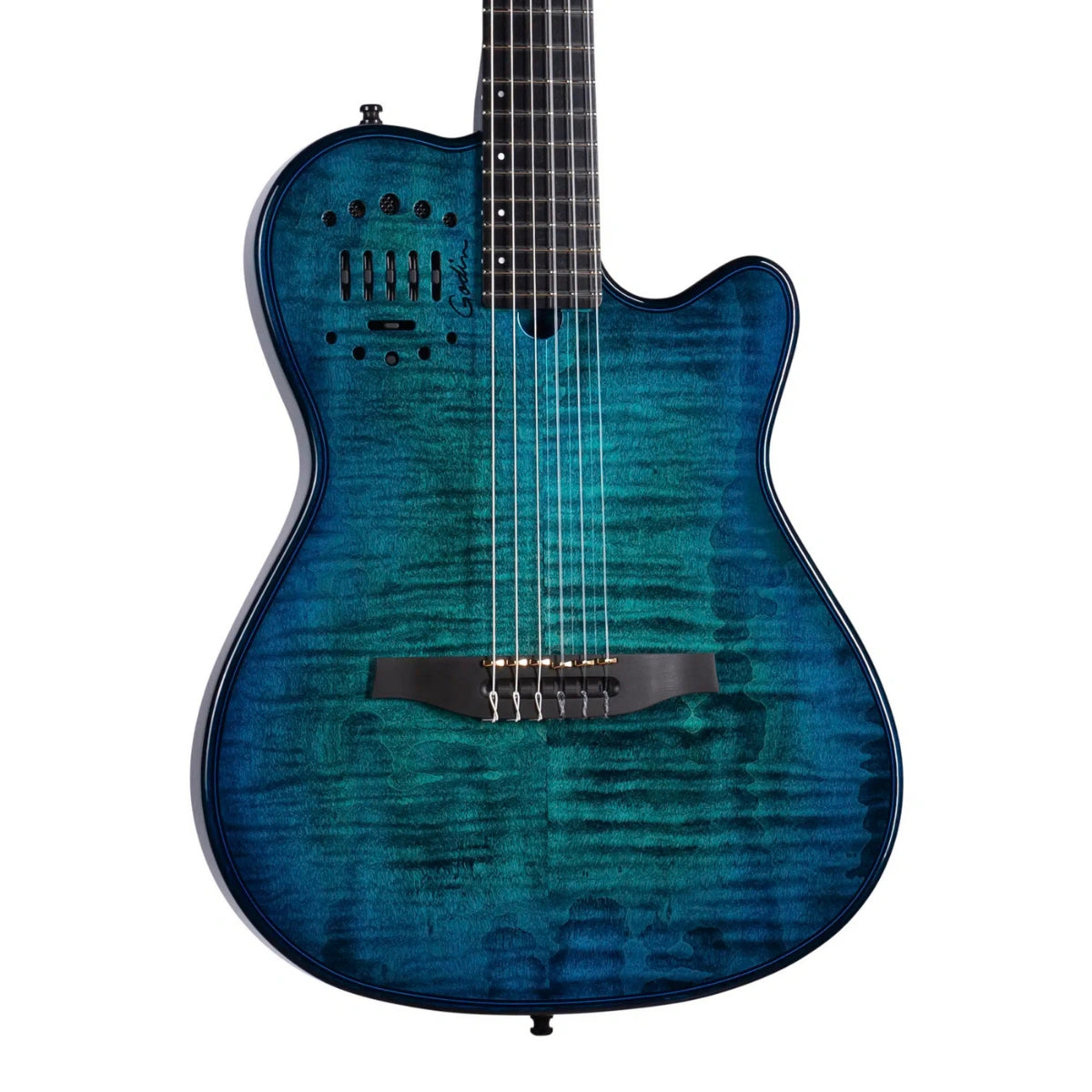 Đàn Guitar Điện Godin Multiac Nylon, Oceanburst Ltd