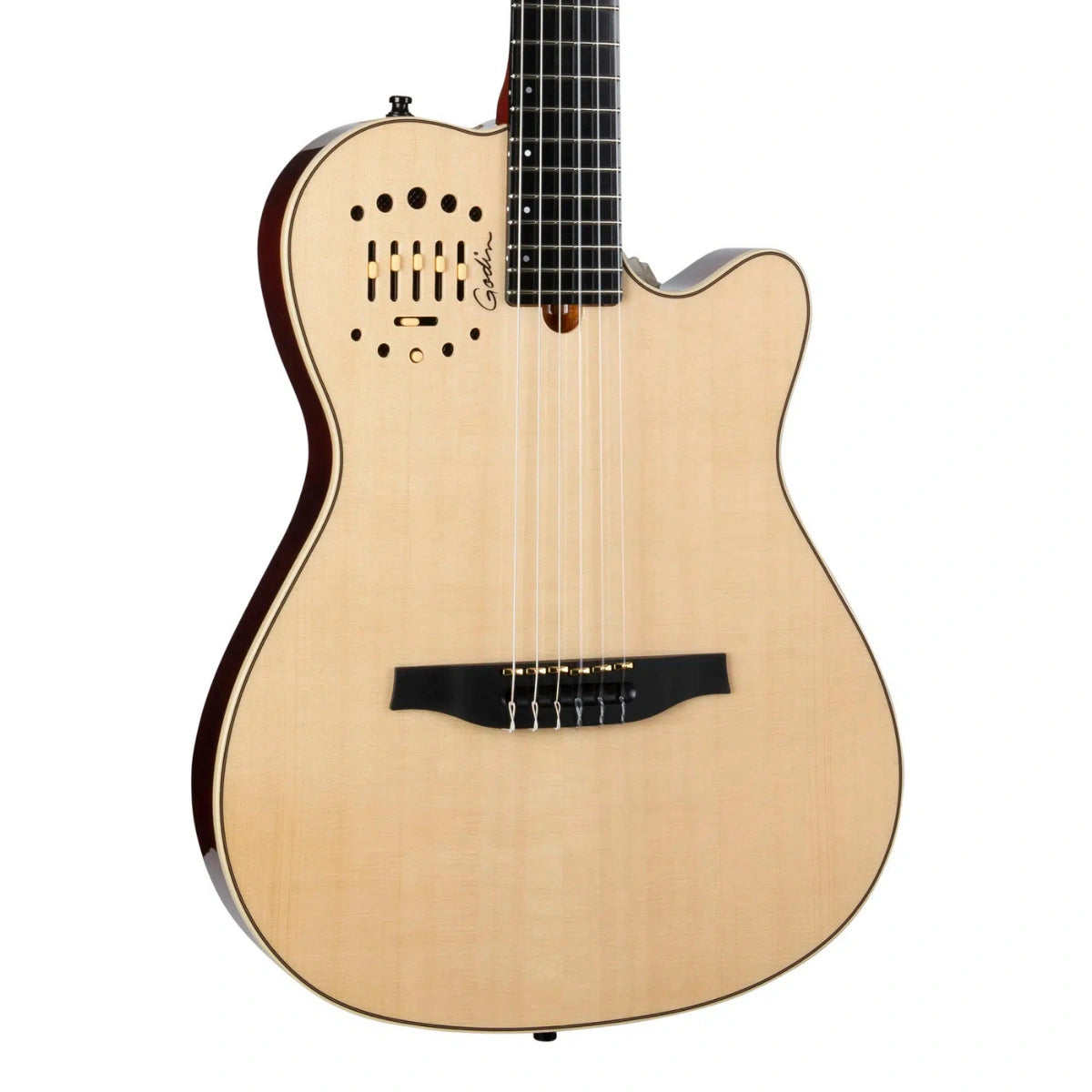 Đàn Guitar Điện Godin Multiac Nylon Deluxe, Natural