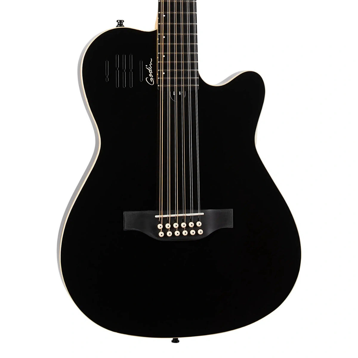 Đàn Guitar Điện Godin A12 Black HG, Black