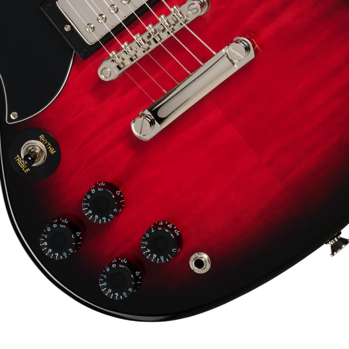 Đàn Guitar Điện Epiphone SG Tribute Plus Left Handed, Cherry Burst