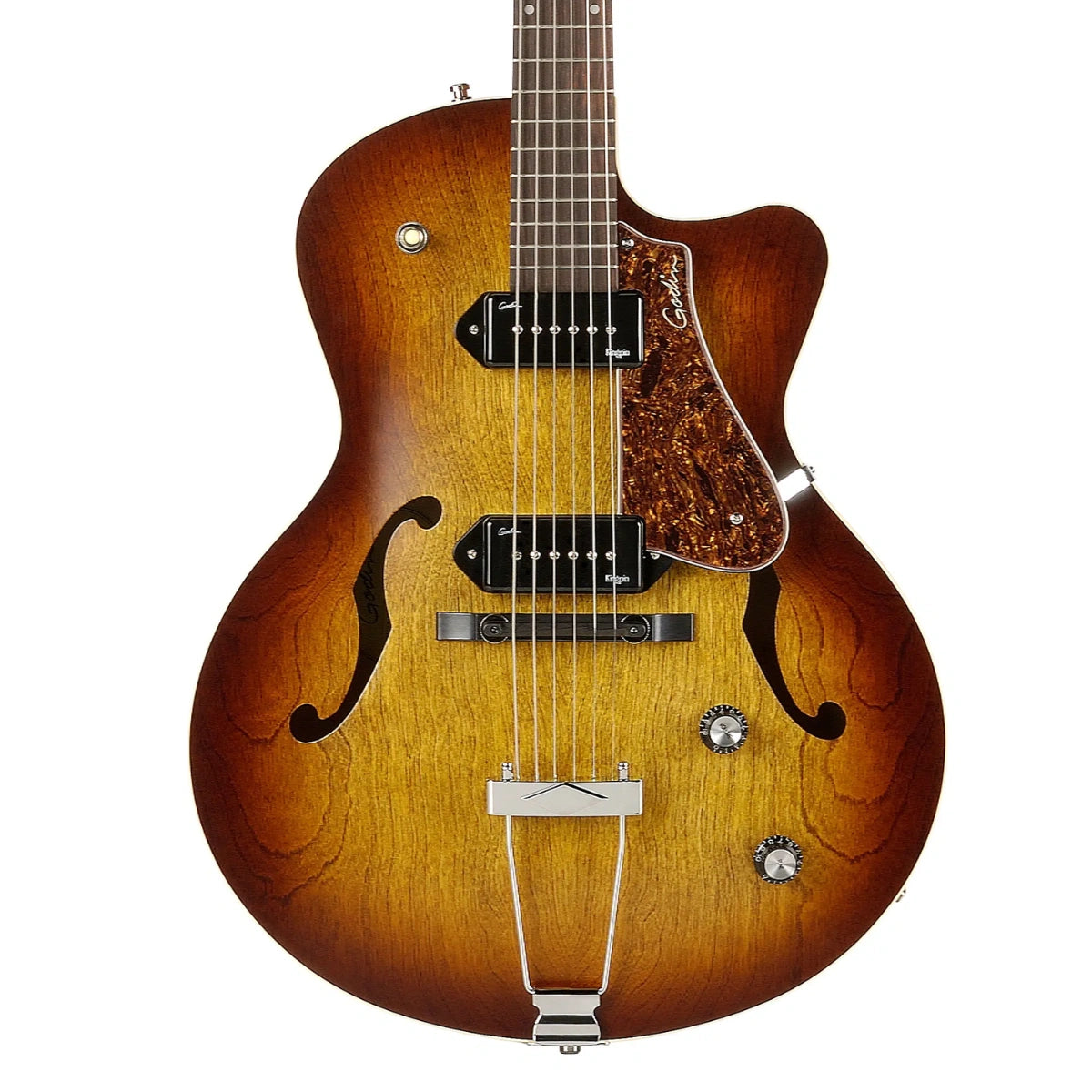 Đàn Guitar Điện Godin 5th Avenue CW Kingpin II Cognac Burst