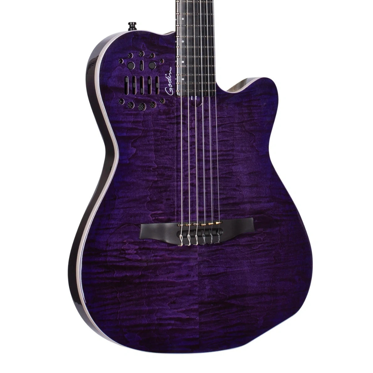 Đàn Guitar Điện Godin ACS Nylon Steve Stevens Signature 25th Anniversary, Purple