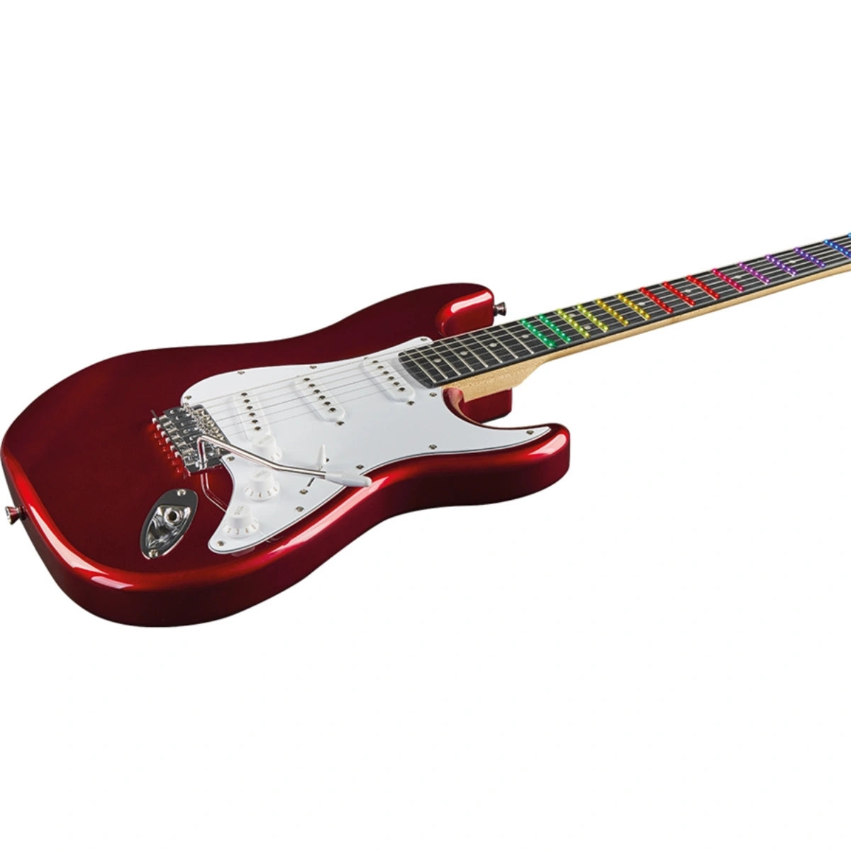 Đàn Guitar Điện Eko S-300, Chrome Red Visual Note