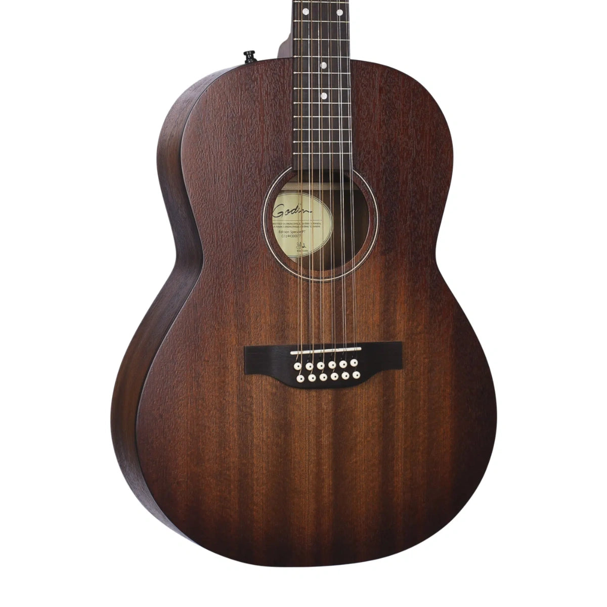 Đàn Guitar Acoustic Godin Mahogany Folk 12 Rustic Burst A/E Rustic Burst