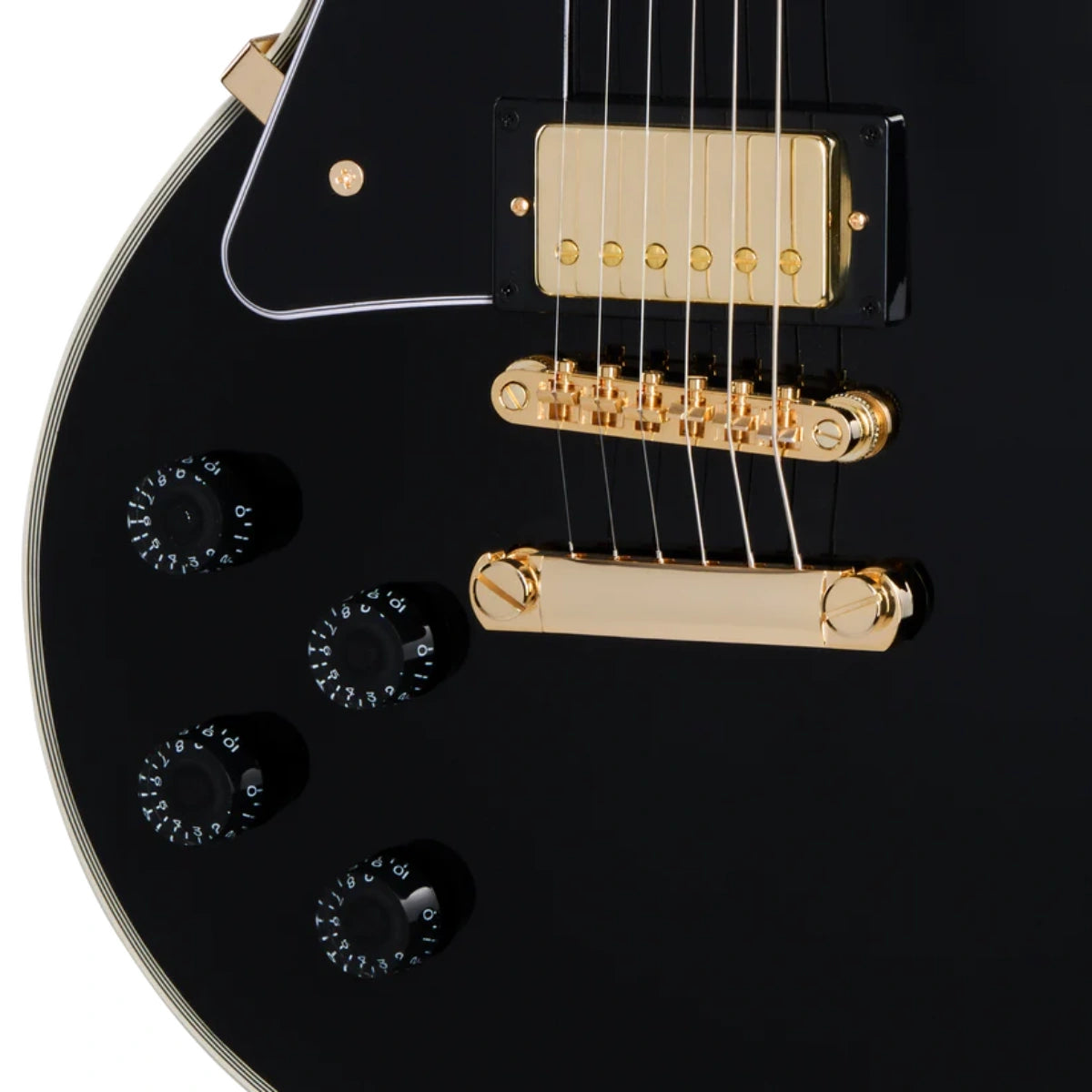 Đàn Guitar Điện Epiphone Les Paul Custom Left Handed, Ebony