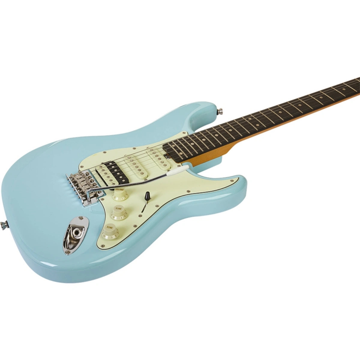 Đàn Guitar Điện Eko Aire V-NOS, Daphne Blue