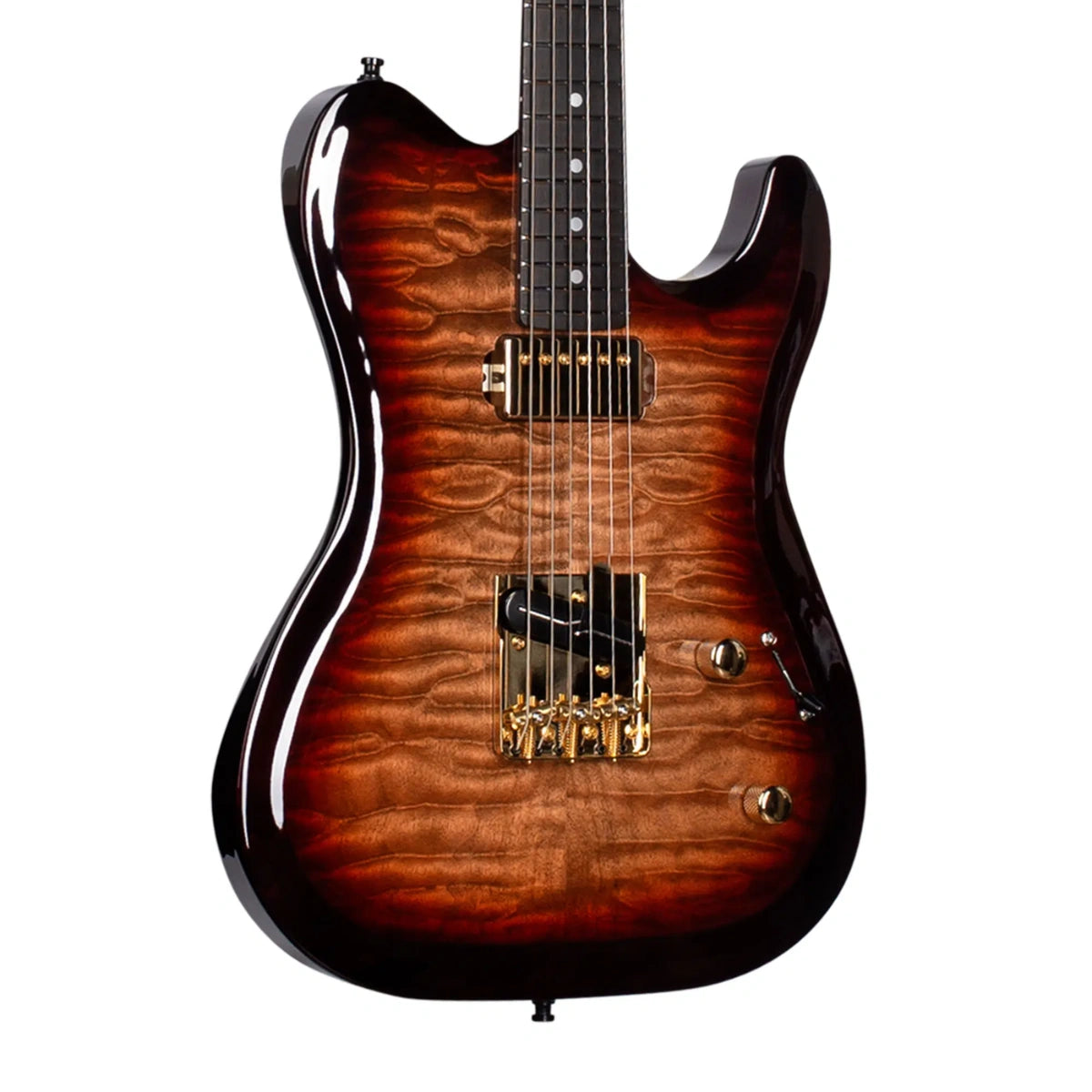 Đàn Guitar Điện Godin Artisan TC Whiskey Burst EN, Whiskey Burst