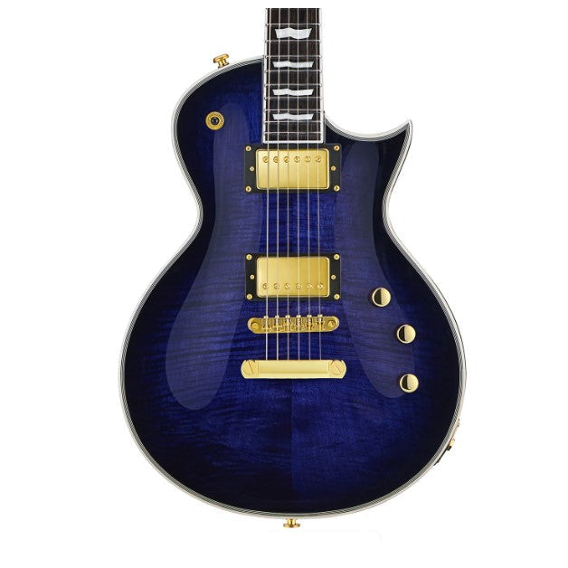 Đàn Guitar Điện GrassRoots G-ECLIPSE-CTM-FM-RDB, Reindeer Blue w/Purple Pearl Black