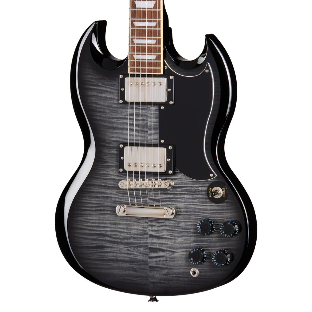 Đàn Guitar Điện Epiphone SG Tribute Plus, Ebony Burst