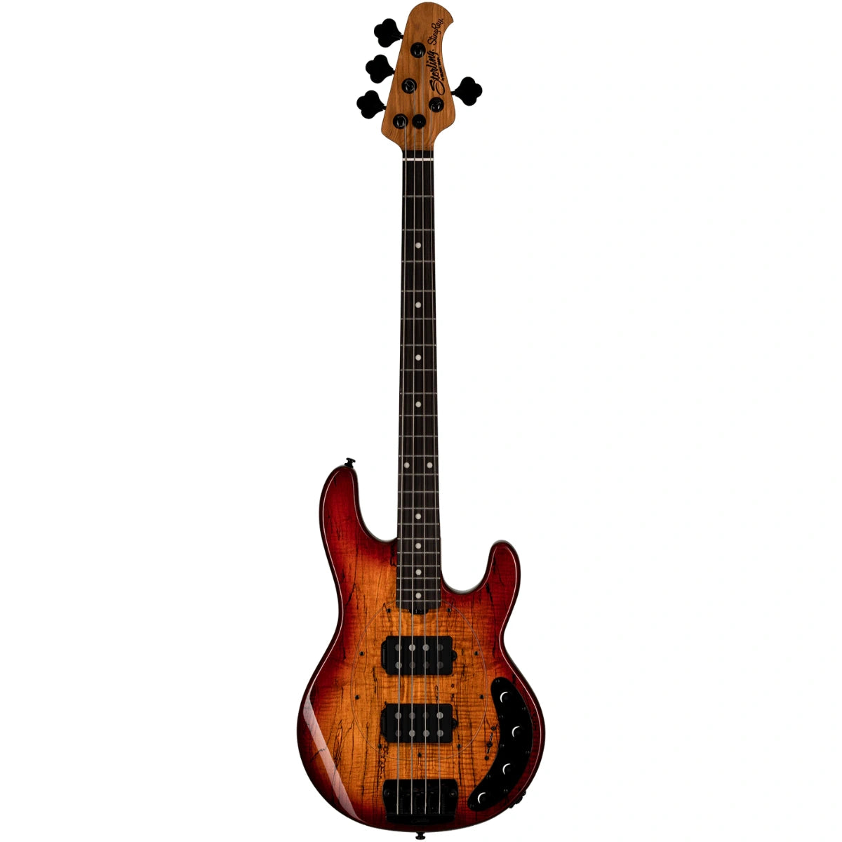 Đàn Guitar Bass Sterling by Music Man StingRay HH Maple Top, Natural Burst Satin