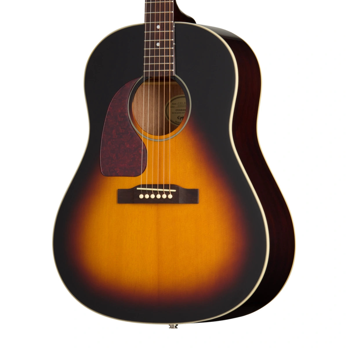 Đàn Guitar Acoustic Epiphone J‑45 Studio Vintage Sunburst Left‑Handed