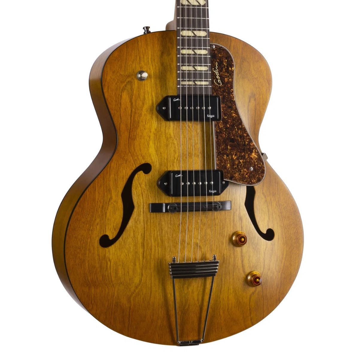 Đàn Guitar Điện Godin 5th Avenue Jumbo P90 Harvest Gold