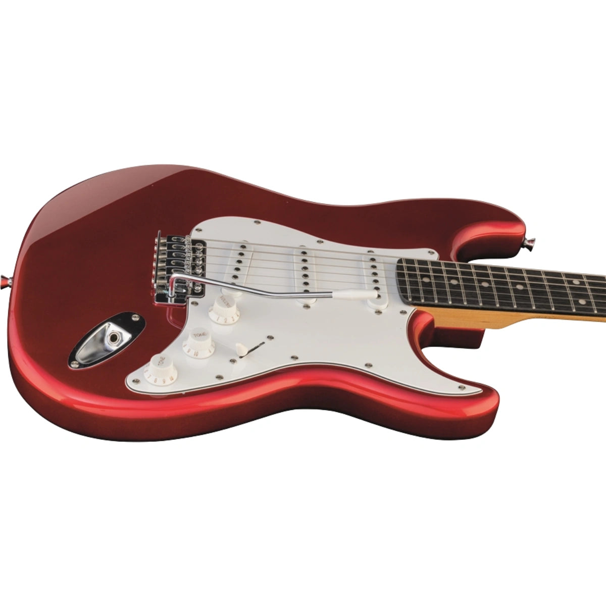 Đàn Guitar Điện Eko S-300, Chrome Red