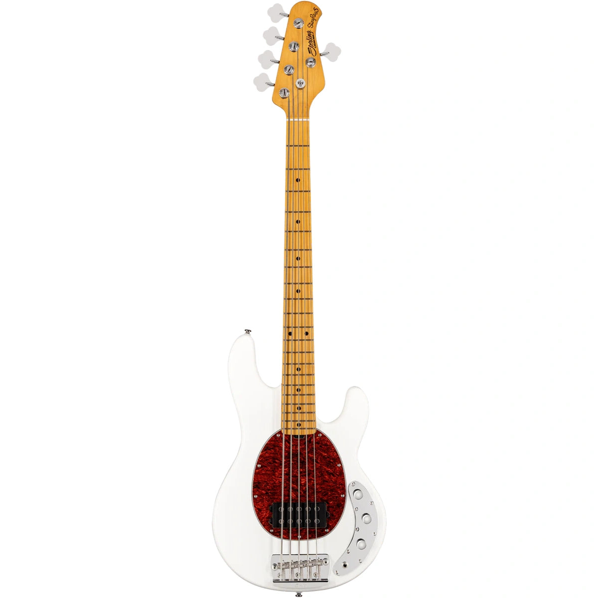 Đàn Guitar Bass Sterling by Music Man StingRay Classic 5, Olympic White