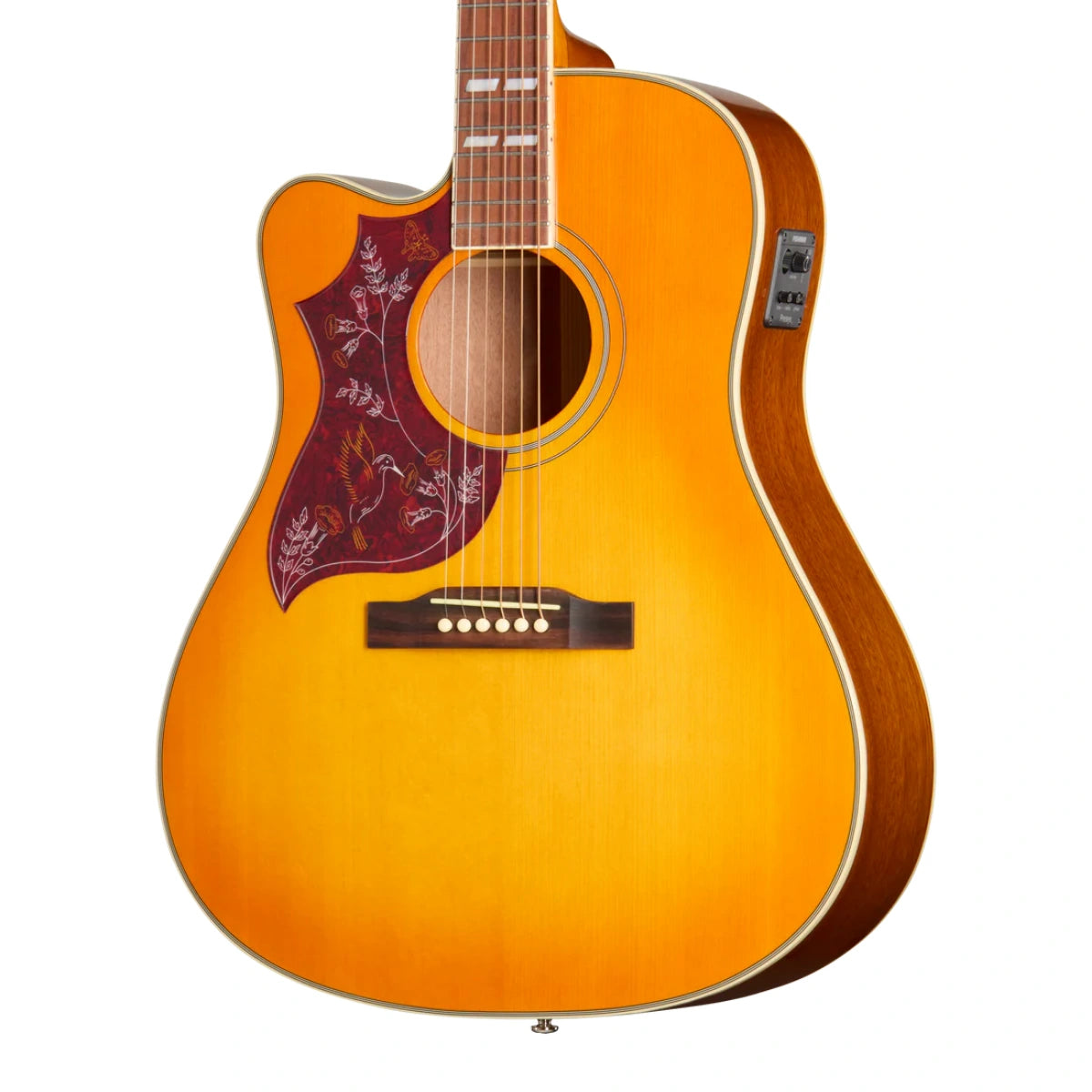 Đàn Guitar Acoustic Epiphone Hummingbird Studio EC Heritage Cherry Sunburst Left Handed