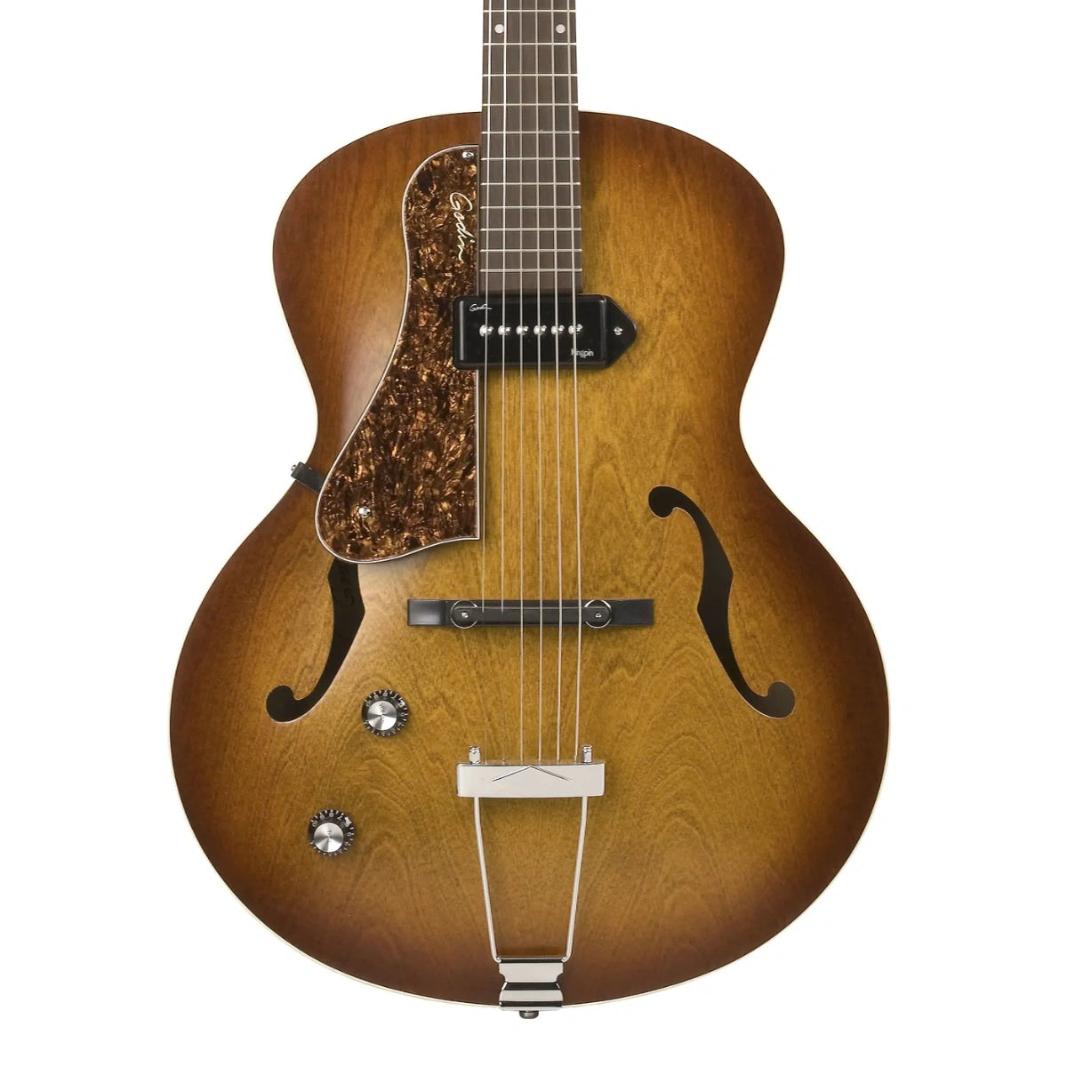 Đàn Guitar Điện Godin 5th Avenue Kingpin P90 Cognac Burst Left-Handed