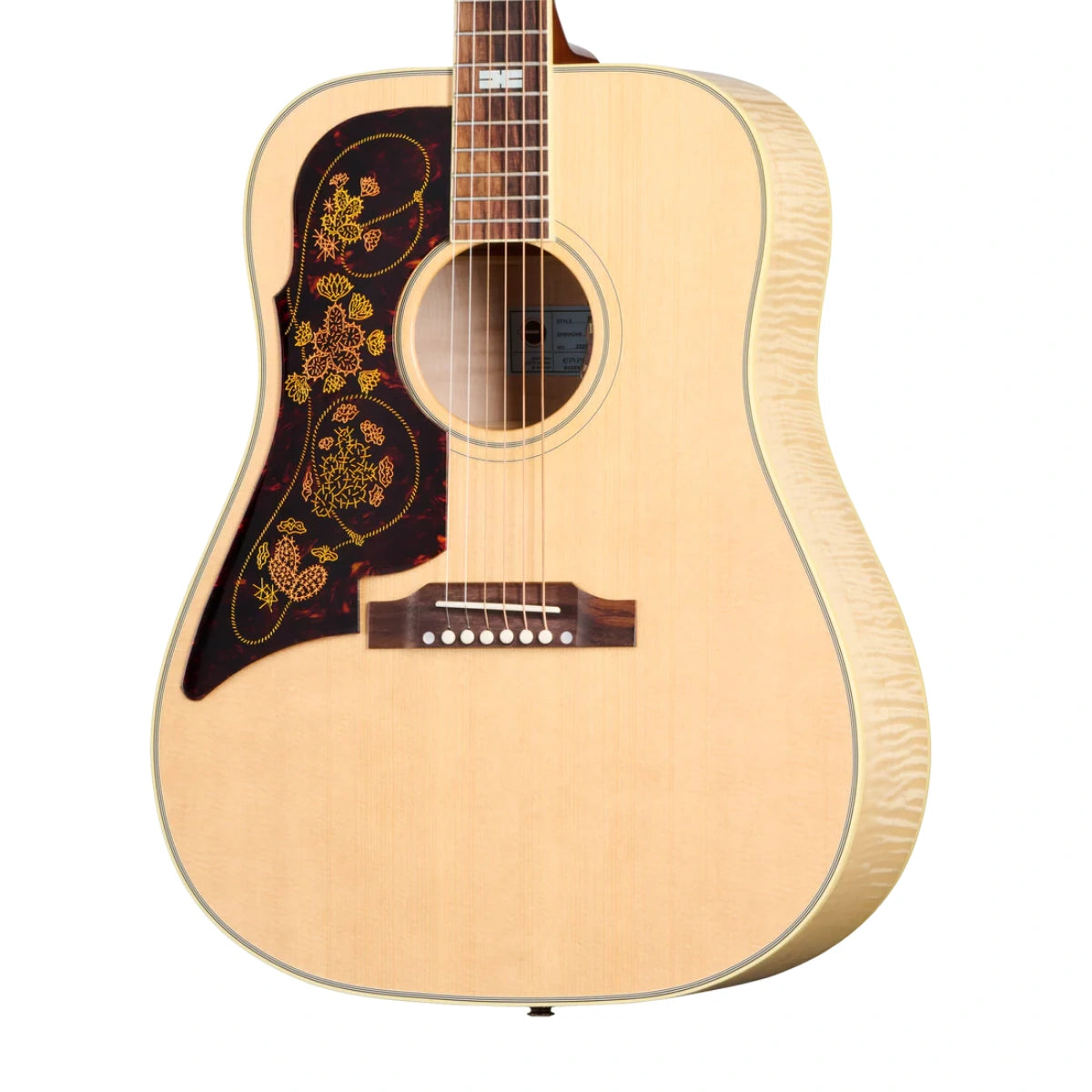 Đàn Guitar Acoustic Epiphone USA Frontier Left Handed Antique Natural