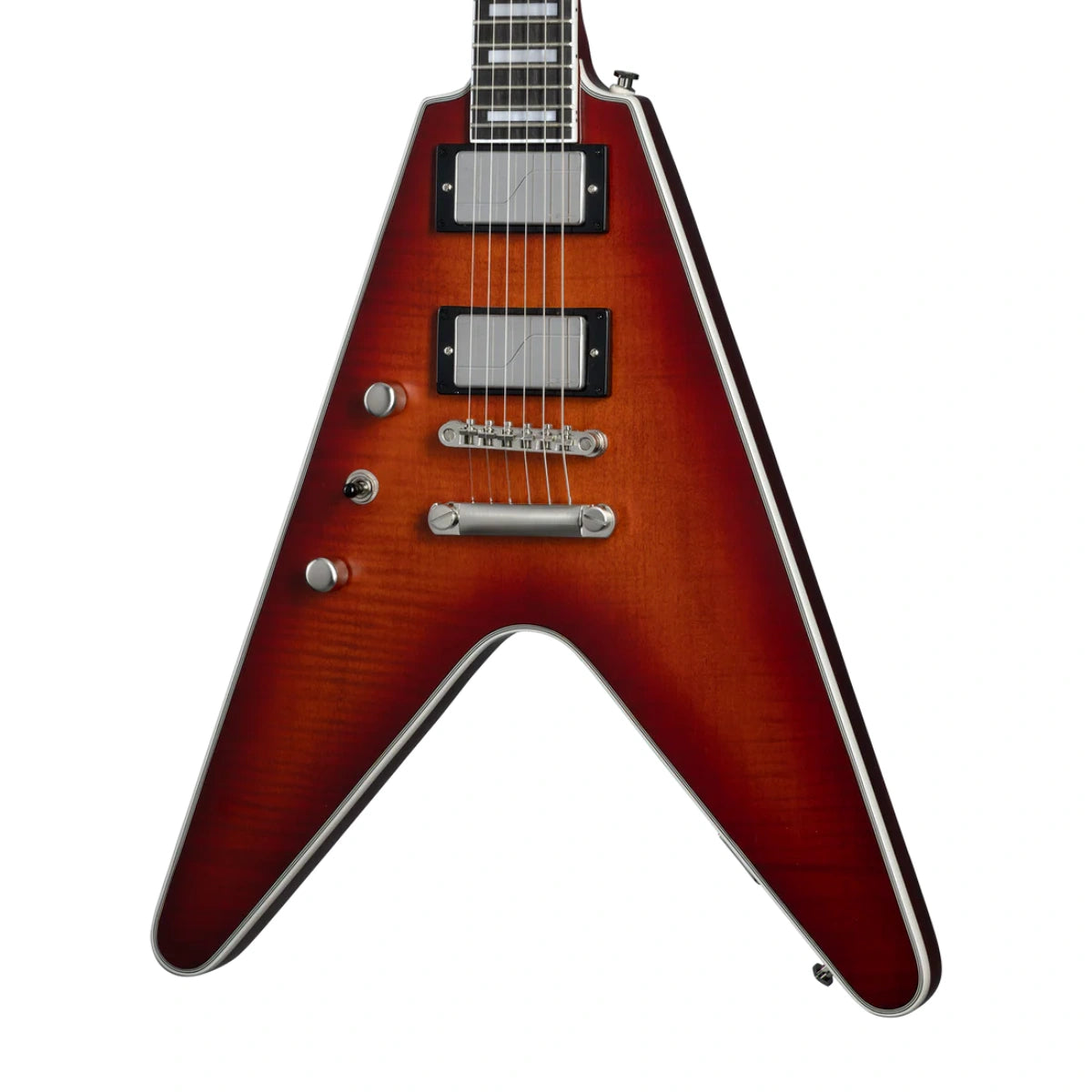 Đàn Guitar Điện Epiphone Flying V Prophecy Aged Bengal Tiger Burst Left Handed