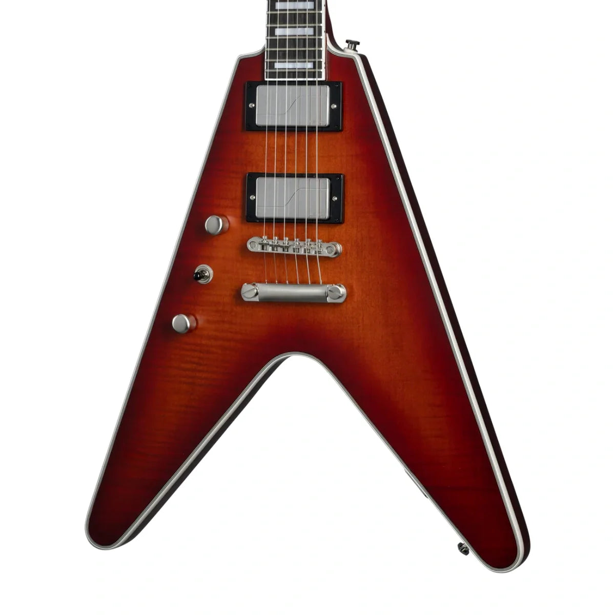 Đàn Guitar Điện Epiphone Flying V Prophecy Left Handed màu Aged Bengal Tiger Burst