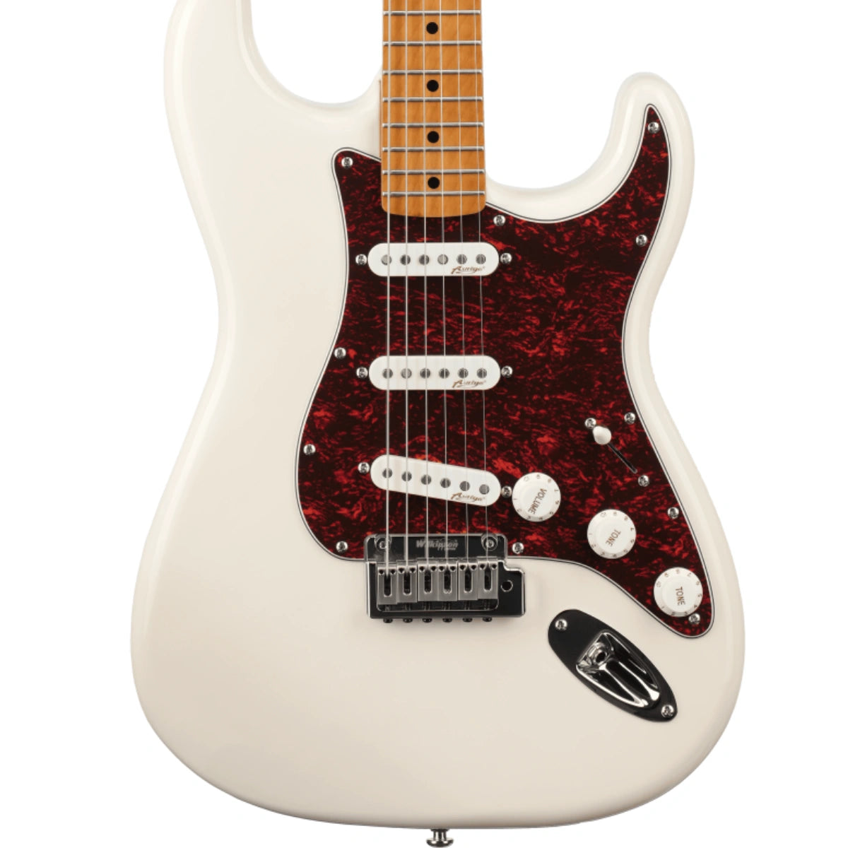 Đàn Guitar Điện Auriga STMAX Olympic White