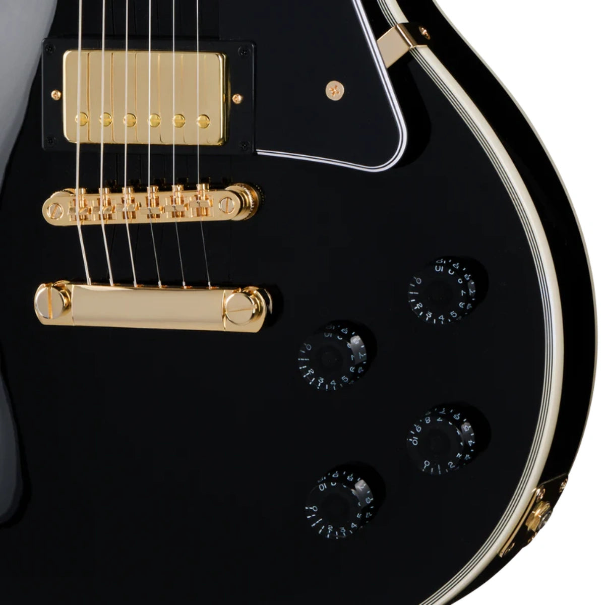 Đàn Guitar Điện Epiphone Les Paul Custom, Ebony