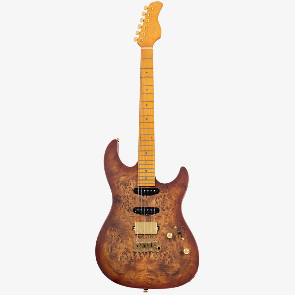 Đàn Guitar Điện Sire Larry Carlton S10 HSS Natural Burst