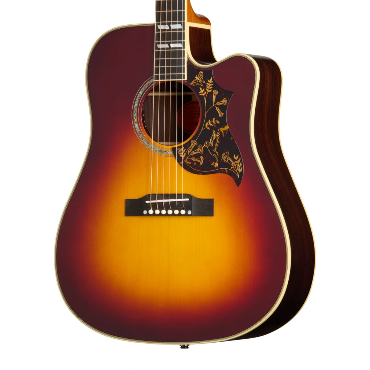 Đàn Guitar Acoustic Epiphone Hummingbird Deluxe EC Autumn Burst